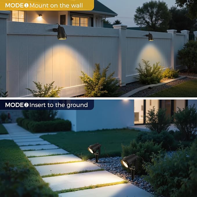 L LOHAS LED 5W Dusk to Dawn Outdoor Lighting, Auto On/Off 3000K Landscape - Image 5