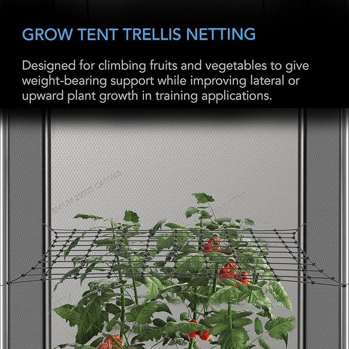 AC Infinity Grow Tent Trellis Netting 5x5', Heavy-Duty Elastic Plant Net - Image 2