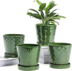 BUYMAX Plant Pots Indoor –5 inch Ceramic Flower Pot by BUYMAX