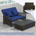 RELAX4LIFE Wicker Patio Outdoor Daybed - Image 7