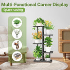 iDavosic.ly Plant Stand Indoor Outdoor, 4-Tier Tall Metal Flower Shelf - Image 6