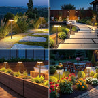 LETMY Solar Pathway Lights Outdoor, 2 Pack 2X Brighter Solar Lights Outdoor - Image 8
