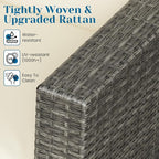 Outdoor Patio Furniture Set, Rattan Outdoor Sectional Furniture, Patio - Image 5
