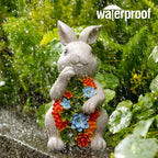 Nacome Solar Garden Outdoor Statues Bunny - Image 7