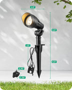 EDISHINE Low Voltage Landscape Lights, 3.2W 12V ACDC 240LM Low Voltage Spotlight - Image 7