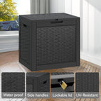 Outdoor Storage Box, Resin Deck Boxes Indoor and outdoor, Waterproof Storage - Image 3