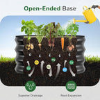 GreatBuddy 2x2x1 ft Round Galvanized Raised Bed, Easy-Assembly Raised Garden Bed - Image 4