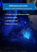 Halloween Christmas Spotlight Outdoor: 12W RGBW LED Spot Lights Outdoor - Image 3
