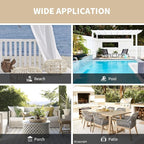Waterproof Outdoor Curtain W52 x L63 - Image 8