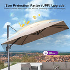 PURPLE LEAF 8 FT Outdoor Umbrella - Image 8