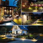 Solar Spot Lights Outdoor with 60 LED & Auto On/Off, 6 Pack Solar Lights - Image 8