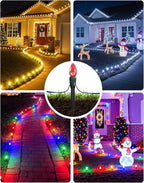 100-Pack Christmas Light Yard Stakes, 5.5 Inch Lighting Stakes - Image 5
