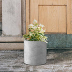 Kante 9.8" Dia Round Concrete Planter, Modern Style Large Cylindrical Plant Pot - Image 3