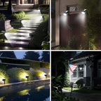 Solar Spot Lights Outdoor 10 Pack, Solar Landscape Spotlights Waterproof - Image 8