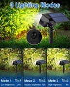 Fabrito Large Solar Spot Lights Outdoor 6 Pack, 1000 Lumens High Brightness - Image 5