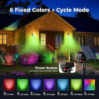 nipify 8 Pack Solar Spot Lights Outdoor Waterproof, Solar Spotlight Light - Image 3