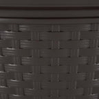 Suncast 4 Pack Wicker Hose Pot, Decorative Resin Garden Hose Storage, 100ft - Image 7