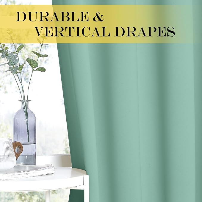 NICETOWN Blackout Curtains 84 Inch Length, Thermal Insulated Curtains - Image 2