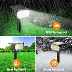 LANSOW Solar Spot Lights Outdoor, 2-in-1 Solar Landscape Spotlights, 3 Modes - Image 6