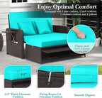 RELAX4LIFE Wicker Patio Outdoor Daybed - Image 6