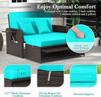 COSTWAY Patio Rattan Daybed - Image 6