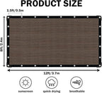 Sun Shade Cloth with Grommets, 90% UV Protection Shade Fabric, Pergola Shade - Image 2