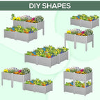 Outsunny 4 Piece Raised Garden Bed - Image 4