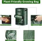 JJGoo 2 Pack 10 Gallon Garden Potato Grow Bags - Image 3