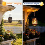 Solar Lanterns Garden Decor, Solar Light Outdoor Waterproof, Hummingbird - Image 3
