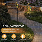 Afirst Solar Garden Lights Outdoor Decor Moon Fairy Stake Lights Waterproof - Image 6