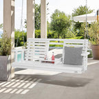 VEVOR Wooden Porch Swing 5 ft, Patio Bench Swing - Image 8