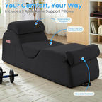 ijuicy 25" Wide Corduroy Yoga Chair, Yoga Lounge Chair - Image 5
