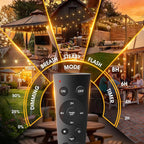 addlon 200FT LED Outdoor String Lights - Image 3