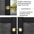 UPGRADE Privacy Fence Screen 6'x10' Black Outdoor 90% Visibility Blockage 170 - Image 3