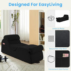 ijuicy 25" Wide Corduroy Yoga Chair, Yoga Lounge Chair - Image 6