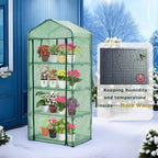 Mini Greenhouse for Indoor Outdoor, Plant Green House 4-Tier Rack Stand - Image 6