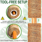 Soupiar 4 Pack 22 Inch Stackable Moss Pole - Image 3