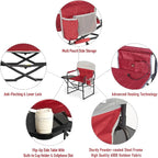 SUNNYFEEL Heated Camping Directors Chair, Heavy Duty, Oversized Outdoor - Image 7