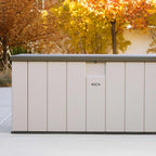 LIFETIME 60254 Heavy-Duty Outdoor Storage Deck Box, 150 Gallon, Desert - Image 7