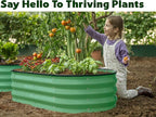 Plant & Plot Galvanized Raised Garden Beds Outdoor // 4×2×1 ft Planter Raised - Image 3