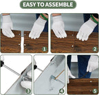 1MORE Galvanized Raised Garden Bed- Planter Garden Boxes Outdoor, Raised Beds - Image 8