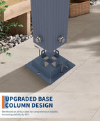 10 x 10 ft Aluminum Pergola - Image 6