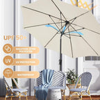 Ayge 9FT Large Outdoor Patio Umbrella Market Table Umbrella-UV Resistant - Image 6