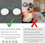 Magnetic Shower Curtain Weights, Rubber Covered Heavy Duty Weights, Prevent - Image 4