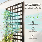 Outsunny Galvanized Raised Garden Bed - Image 3