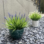 alyptus Artificial Flowers for Outdoors 24 Bundles Fake Monkey Grass Plants - Image 3