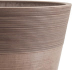 PSW Pot Collection FM30TP 12-inch Plastic/Stone/Wood Composite Large Ribbed - Image 3