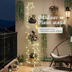 Plant Stand with Hooks Indoor Outdoor Corner Tall Plant Stand Heavy-Duty Metal - Image 6