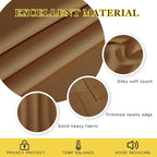 NICETOWN Blackout Short Curtain 63 inches Long - Image 2