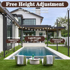 AILBTON 8 Pack 10Ft String Light Poles, Light Poles - Image 6